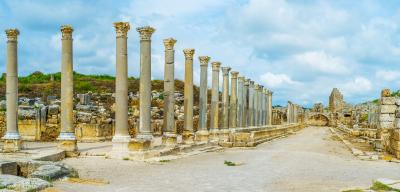 베르게 고대도시 유적 기둥 11