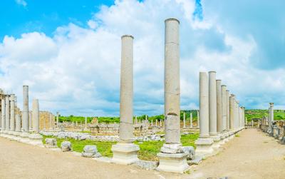 베르게 고대도시 유적 기둥 09