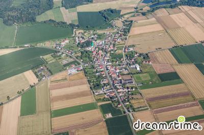 칼코브 마을 항공사진 