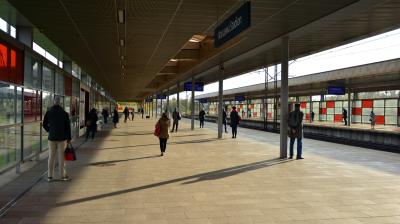 바르샤바 국립 경기장 기차역 플랫폼  06