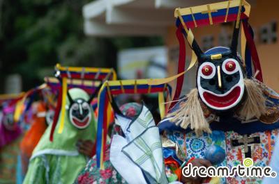 베네수엘라 성체축일의 춤추는 악마들