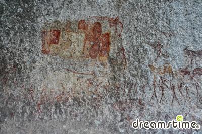 마토보 국립공원의 부시맨 벽화
