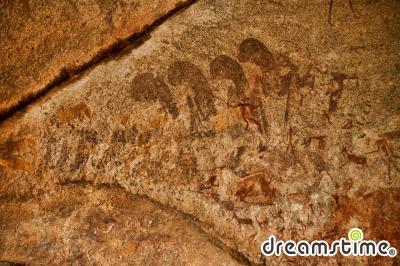 마토보 국립공원의 부시맨 벽화