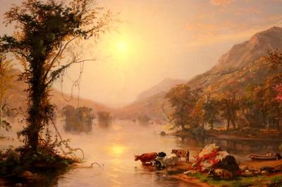 휴스턴 미술관, 재스퍼 프랜시스 크롭시 '그린우드 호수의 가을'