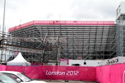 런던 올림픽 하키 경기장, 임시 시설  02
