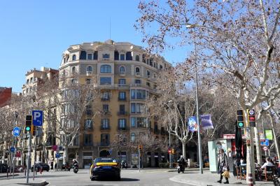 바르셀로나 시내 중심 도로 모습 02