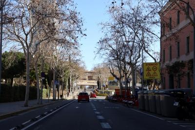 바르셀로나 도심에서 공항까지의 도로 전망 05