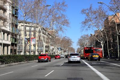 바르셀로나 대성당 가는 도로 모습 03