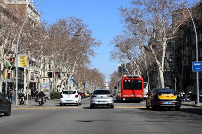 바르셀로나 대성당 가는 도로 모습 02