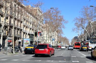 바르셀로나 대성당 가는 도로 모습 05