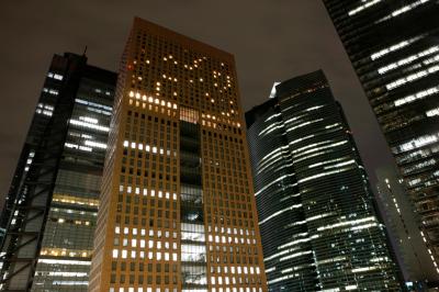 신쥬쿠 고층빌딩 야경