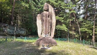 거창 농산리 석조여래입상