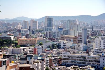 숭인근린공원 에서 본 동대문구 일대