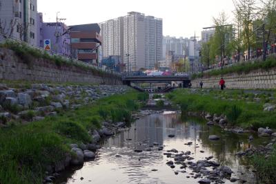 성북천 산책로