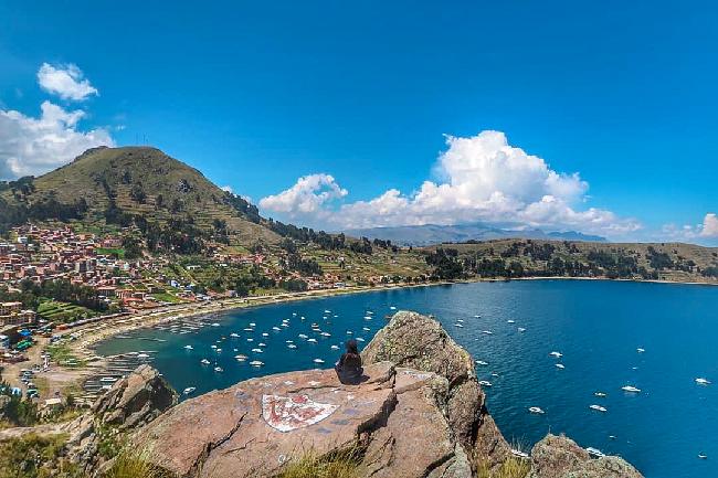 세상에서 가장 높은 호수 티티카카 #남미_볼리비아