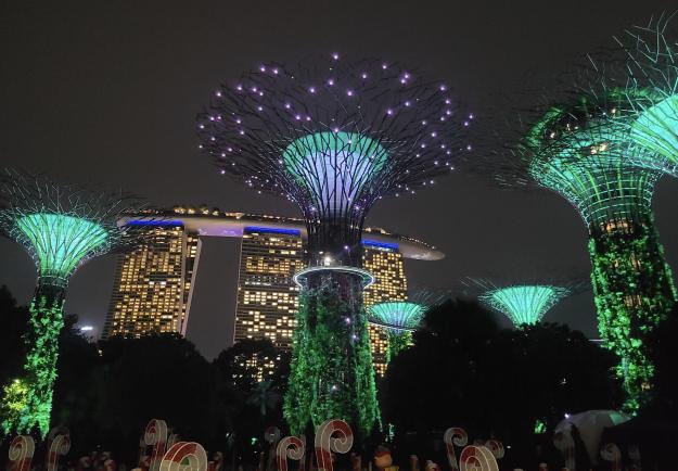 싱가포르의 밤은 낮보다 아름답다 1(가든스바이더베이)