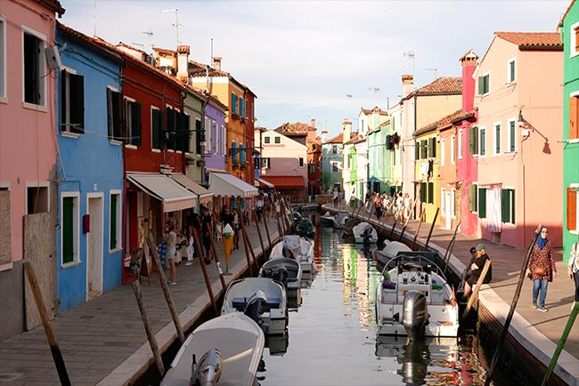 베네치아 여행기 (4) 하루 끝은 부라노섬