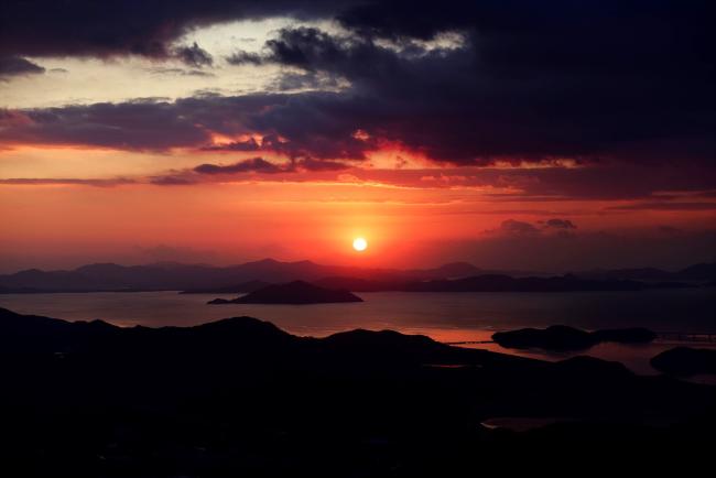 장흥, 편백숲 우드랜드 최고봉(518m) 억불산 일출