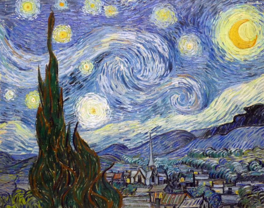 [10] 대표 소장품3

빈센트 반 고흐의 작품 중 가장 유명한 작품,

《별이 빛나는 밤》의 원본이 이곳 모마에 소장되어 있다.

고흐의 마지막 1년, 그가 정신병과 투쟁하며 그린 작품으로 알려져 있다.
