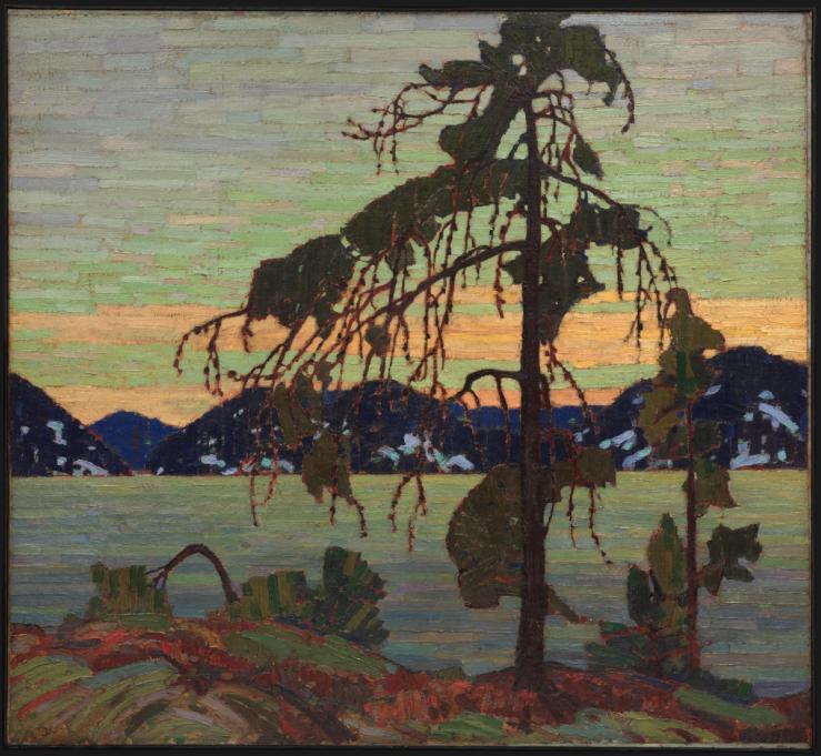 [8] 대표 소장품1

20세기 캐나다미술계에서 가장 영향력 있던 화가,

캐나다 미술의 개성을 확립하고 캐나다의 아름다운 자연 풍광들을 화폭에 담은

화가 집단인 &#39;그룹 오브 세븐(Group of Seven)&#39;의 창시자이기도 한 톰 톰슨은

캐나다국립미술관에서 가장 중요하게 다뤄지는 작가 중 한 명이다.

이곳에서는 그의 대표작인 《뱅크스 소나무》(사진), 《가을 자작나무》등

외국에서 쉬이 보기 어려운 그의 작품들을 여럿 만나볼 수 있다.

ⓒPublic domain
